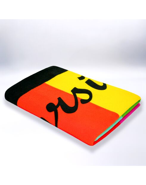 Mehrfarbiges Fino-Mikrofaser-Strandtuch für Kinder - 70x140 cm