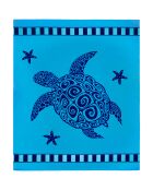 Galapagos Blue XL Mikrofaser-Strandtuch - 140x170 cm