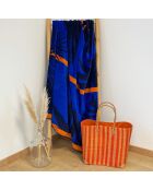 Sunday meerkleurig jacquard fluwelen badstof strandlaken - 140x180 cm