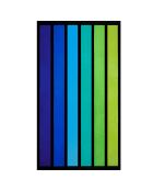 Serviette de plage éponge velours Jacquard Happy Men Vert - 100x175 cm