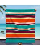 Serviette de plage XL microfibre Antiparos Multicolore - 140x170 cm