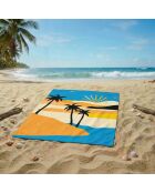 Asciugamano da spiaggia in microfibra Sandwood Multicolor XL - 140x170 cm