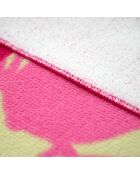Serviette de plage microfibre Tropea Rose - 90x170 cm