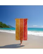 Frutti Strandtuch aus Jacquard-Samt, Frottee, 90 x 170 cm, Orange