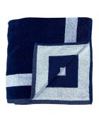 Madison Strandtuch aus Jacquard-Samt, Frottee, 140 x 180 cm, Marineblau