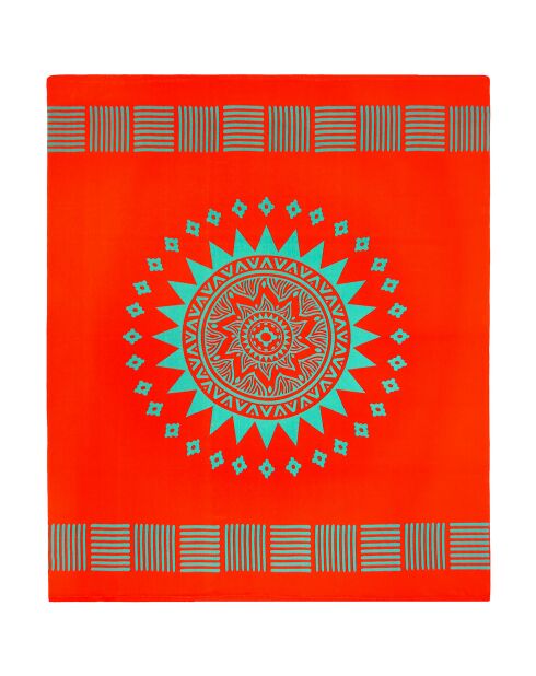 Solari Orange XL microvezel strandlaken - 140x170 cm
