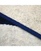 Sistelo blauwe jacquard fluwelen badstof strandlaken - 90x170 cm