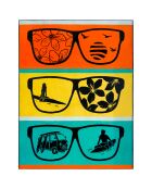 Telo da spiaggia Mondrago multicolore Mondrago Jacquard Velvet Terry XL - 140x180 cm