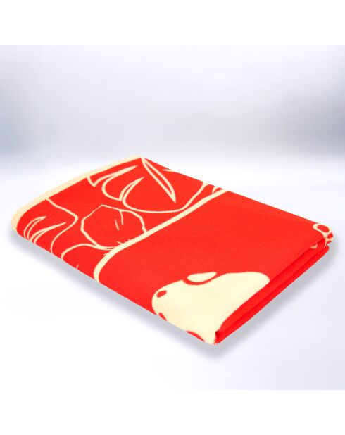 Tuara Orange microvezel strandlaken voor kinderen - 70x140 cm