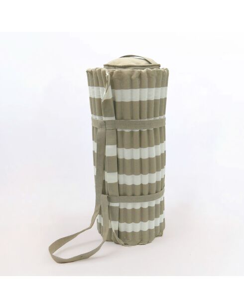 Materasso da spiaggia Bahia Taupe Beige - 60x180 cm