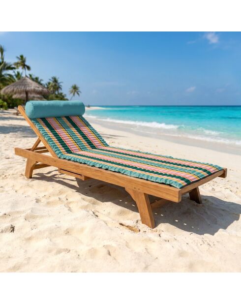 Dalia Mehrfarbige Strandmatratze - 60x180 cm