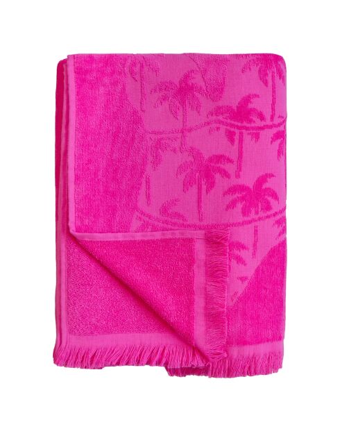 Maracas Rose Strandtuch, Jacquard Velvet Terry, Größe XL, 140 x 180 cm