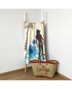 Serviette de plage microfibre Surftime Creme - 90x170 cm