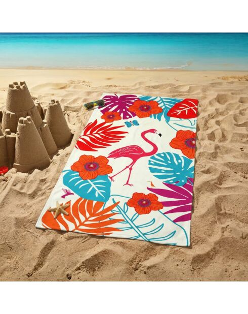 Lindy Mehrfarbiges Strandtuch für Kinder, Mikrofaser, 70 x 140 cm