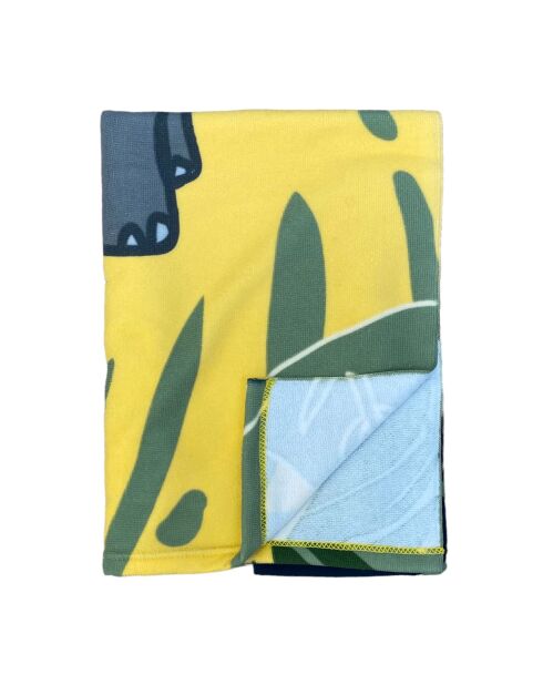 Serviette microfibre enfant Elephant Multicolore - 70x140 cm