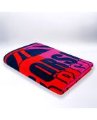 Asciugamano da spiaggia in spugna jacquard multicolore Calvi 90x170 cm