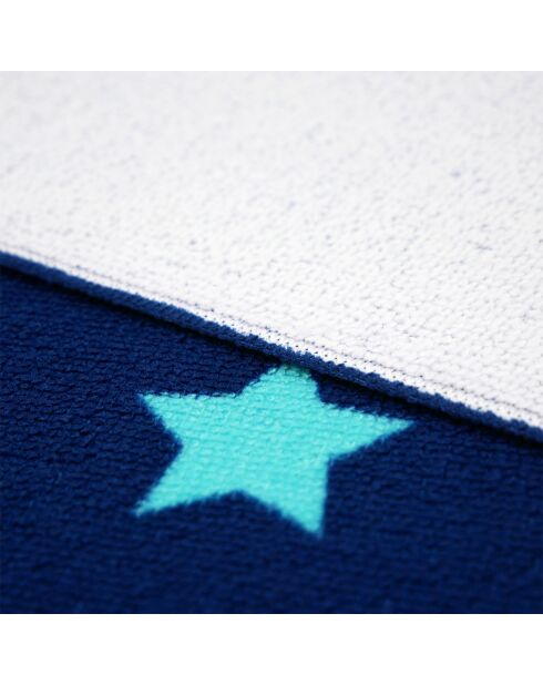 Toalla de playa infantil de microfibra Galaxy Blue - 70x140 cm