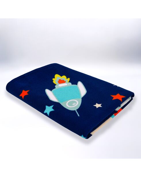 Toalla de playa infantil de microfibra Galaxy Blue - 70x140 cm