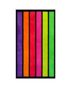 Happy Fresh meerkleurig jacquard fluwelen badstof strandlaken - 100x175 cm