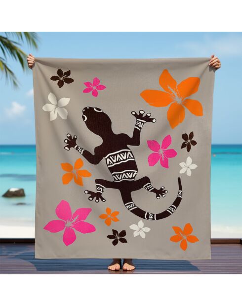 Serviette de plage XL microfibre Tavira Multicolore - 140x170 cm