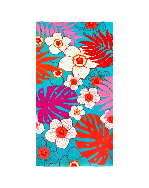 Serviette de plage microfibre Hermosa Bleu - 90x170 cm