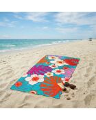 Serviette de plage microfibre Hermosa Bleu - 90x170 cm