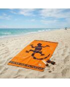 Choroni Orange microvezel strandlaken - 90x170 cm