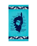 Serviette de plage microfibre Olzo Bleu - 90x170 cm