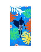 Serviette de plage microfibre Paulo Multicolore - 90x170 cm