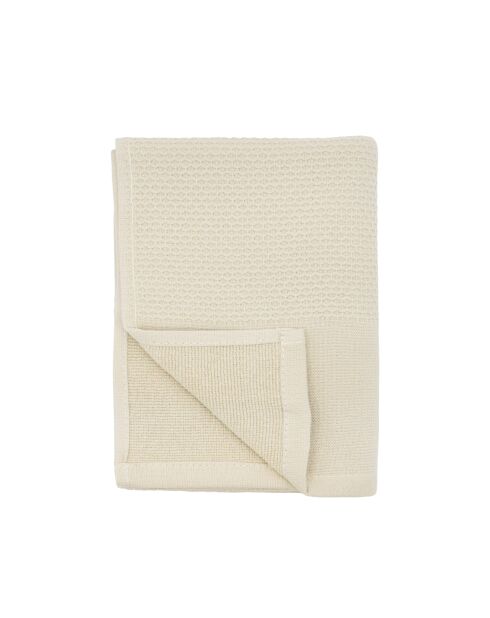 Drap de bain Waffle Lin Beige - 90x150 cm