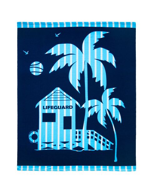 Telo mare in microfibra Napa Blue XL - 140x170 cm