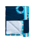 Telo mare in microfibra Napa Blue XL - 140x170 cm