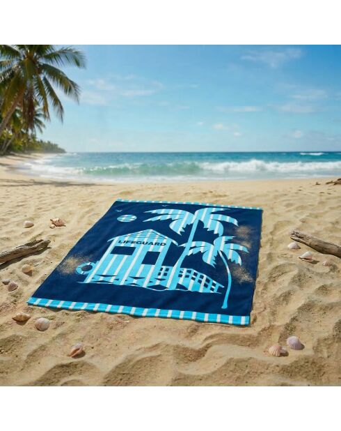 Telo mare in microfibra Napa Blue XL - 140x170 cm