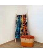 Veelkleurig strandlaken van Aragon jacquard velours badstof - 90x170 cm