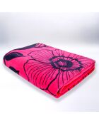 Tropical Forest Rose Tropical Jacquard Velvet Terry XL strandlaken - 140x180 cm