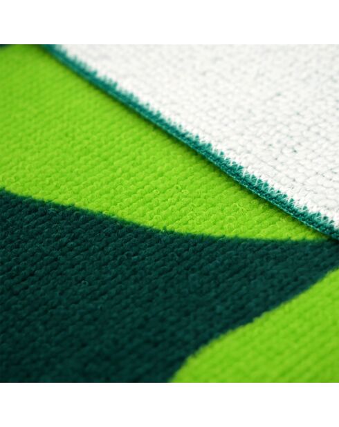 Serviette de plage microfibre Mitjana Vert - 90x170 cm