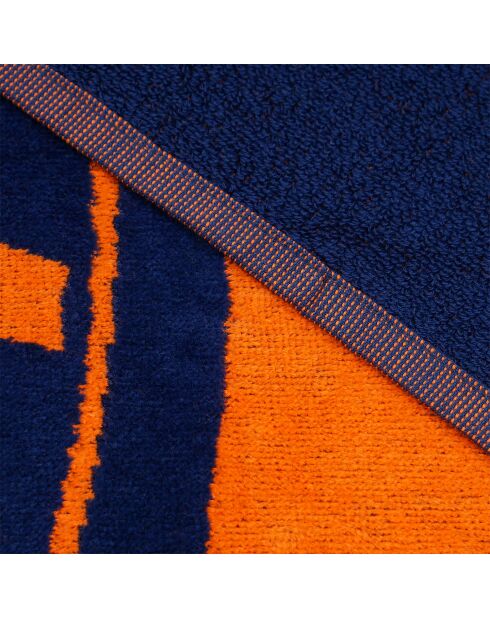 Zamani oranje Zamani Jacquard Velvet Terry XL strandlaken - 140x180 cm