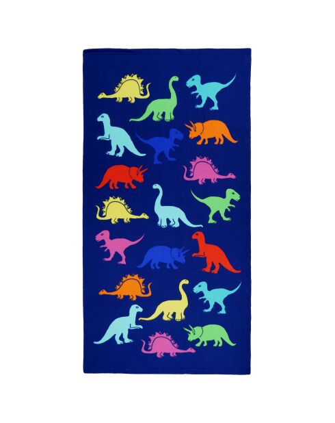 Dino Mehrfarbiges Strandtuch für Kinder, Mikrofaser, 70 x 140 cm