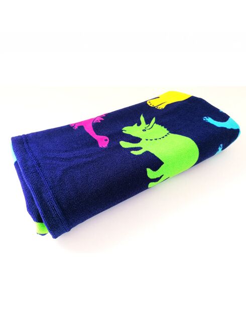 Dino Mehrfarbiges Strandtuch für Kinder, Mikrofaser, 70 x 140 cm