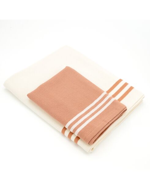 Asciugamano da bagno Miami Sandstone Pink - 90x140 cm