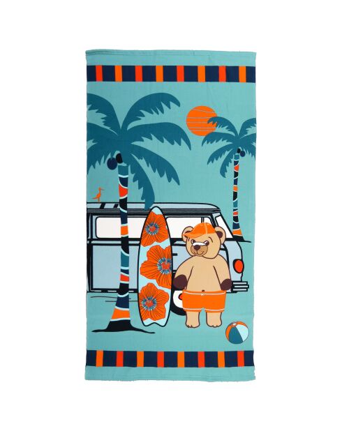 Serviette microfibre enfant Surfista Multicolore - 70x140 cm