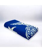 Telo mare Bari Blue in microfibra - 90x170 cm