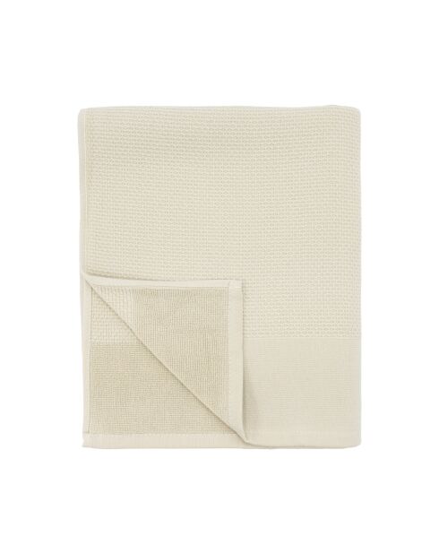 Serviette de toilette Waffle Lin Beige - 50x90 cm