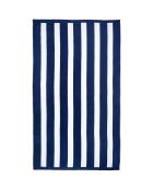 Bahia Strandtuch aus Jacquard-Samt, Frottee, 100 x 175 cm, Marineblau