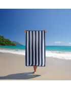 Bahia Strandtuch aus Jacquard-Samt, Frottee, 100 x 175 cm, Marineblau