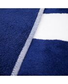 Bahia Strandtuch aus Jacquard-Samt, Frottee, 100 x 175 cm, Marineblau
