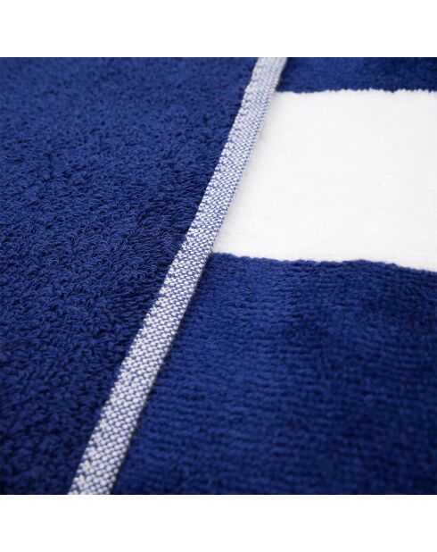 Bahia Strandtuch aus Jacquard-Samt, Frottee, 100 x 175 cm, Marineblau
