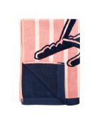 Relax Frottee-Strandtuch aus Jacquard-Samt, 90 x 170 cm, Rosa