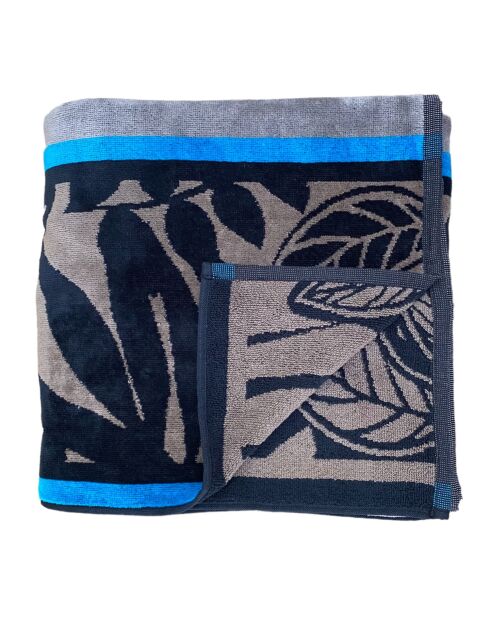 Veelkleurig Escondido jacquard fluwelen badstof strandlaken - 140x180 cm