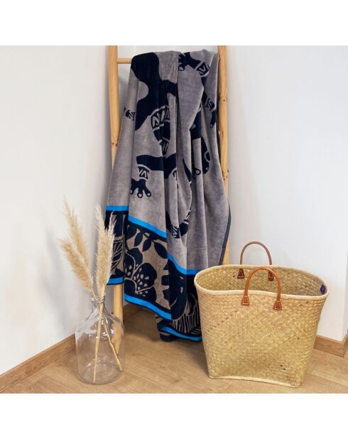 Veelkleurig Escondido jacquard fluwelen badstof strandlaken - 140x180 cm